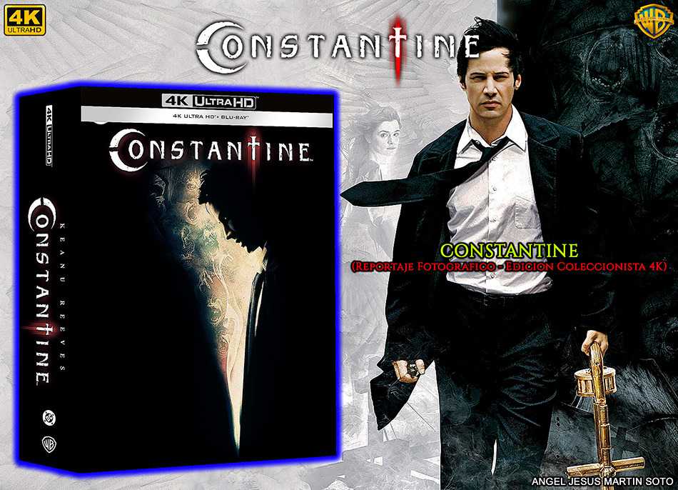 Fotografías de la edición coleccionista de Constantine en UHD 4K 1