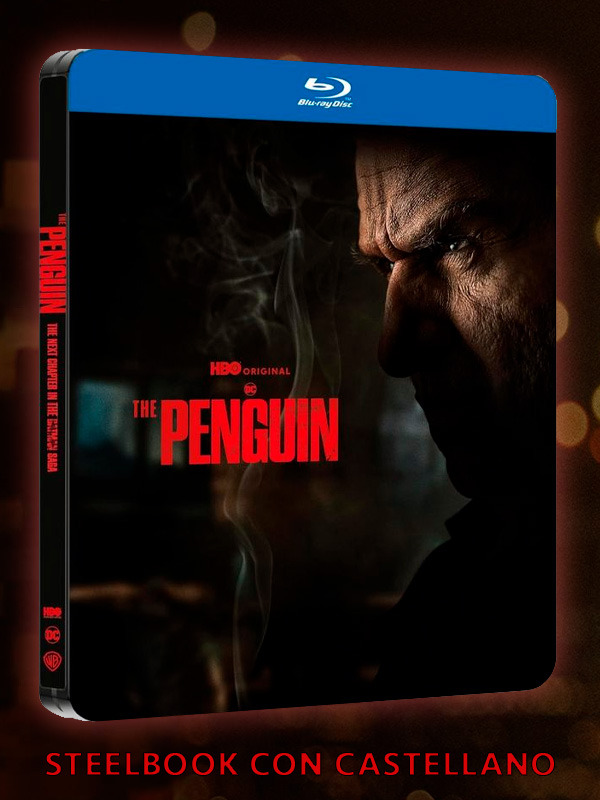 Steelbook de El Pingüino en Blu-ray con castellano