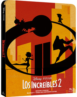 Steelbook de Los Increíbles 2 en Blu-ray
