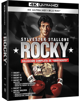Rocky - Colección Completa de Knockouts en UHD 4K y Blu-ray